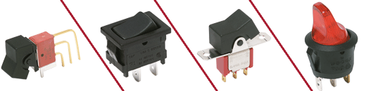 Rocker Switches C Amp K Switches
