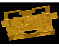 Metal parts and internal contacts from an ATS switch  – 3D reconstruction from µCT analysis